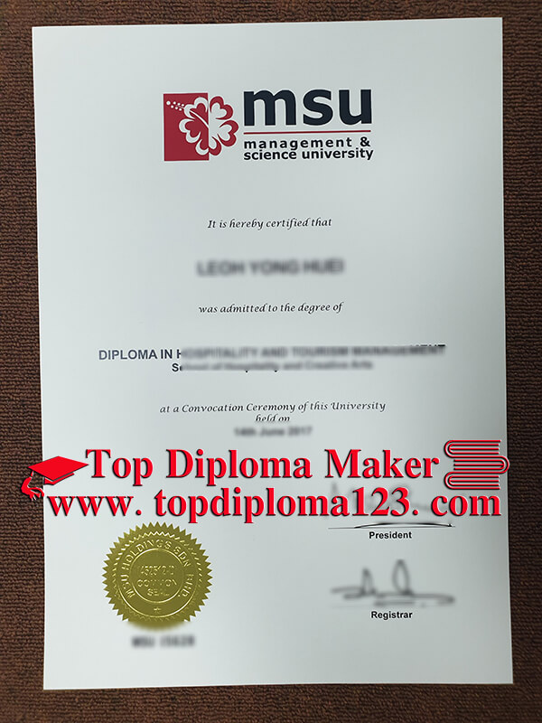  MSU Malaysia diploma, MSU fake degree