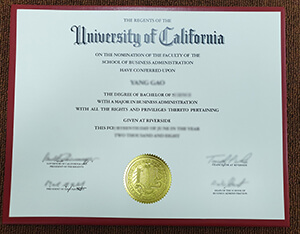 UC Riverside fake diploma sample, buy a degree 