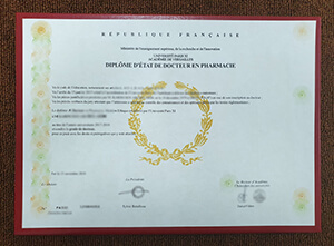 University of Paris — XI Fake Diploma