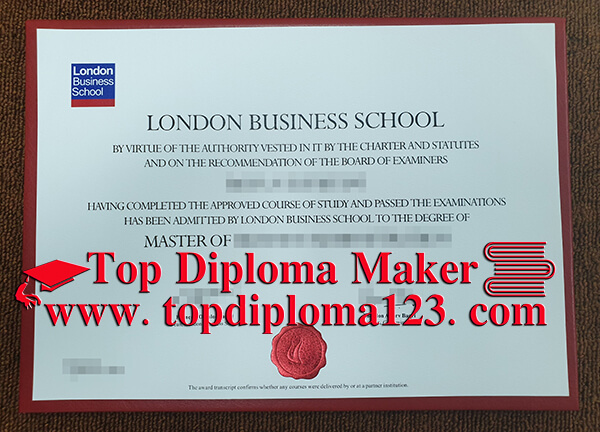  London Business School MBA diploma