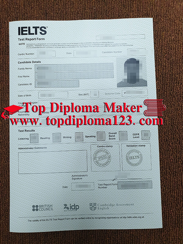 ielts certificate