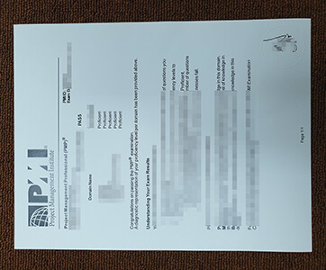 PMP certificate & transcript, buy PMP fake tran