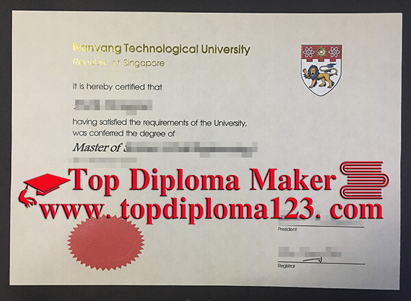  NTU diploma, Nanvang Technological University degree