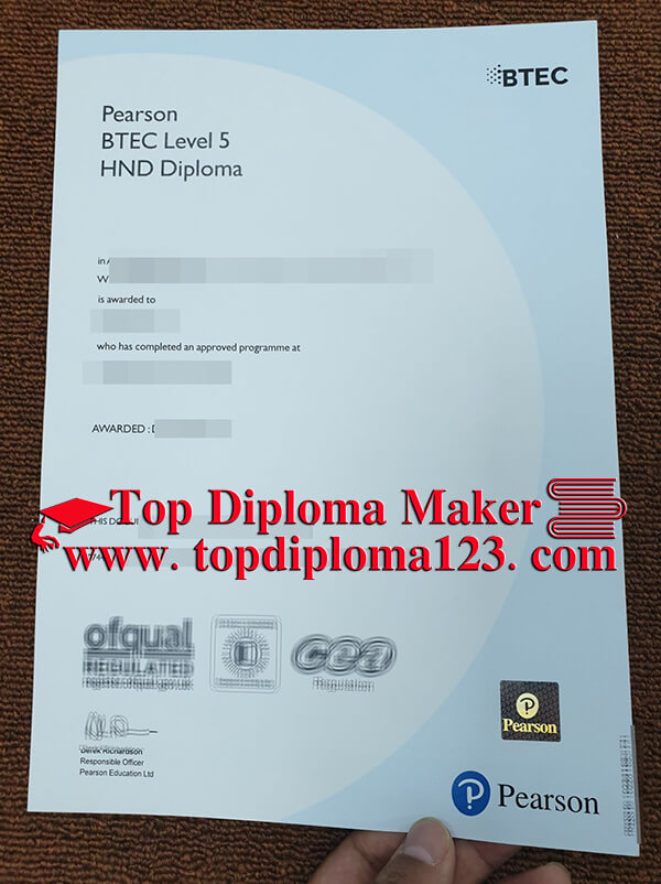  BTEC Level 5 HND diploma
