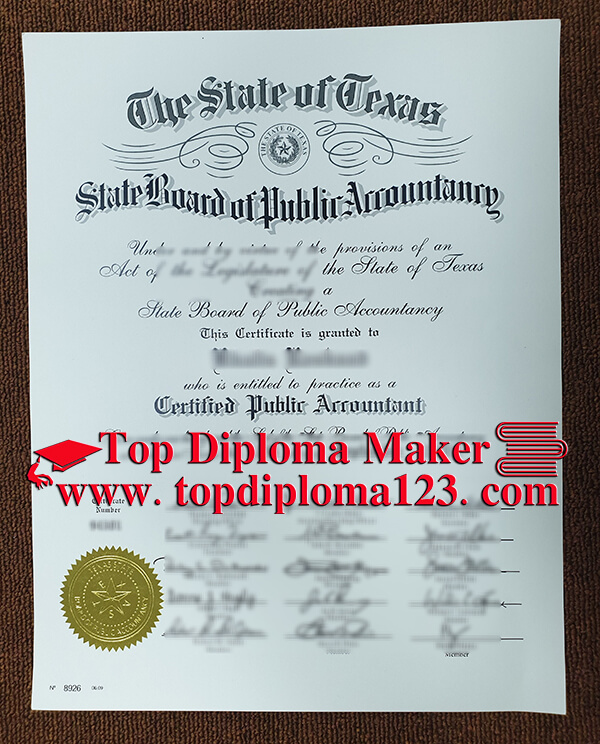 TSBPA CPA certificate