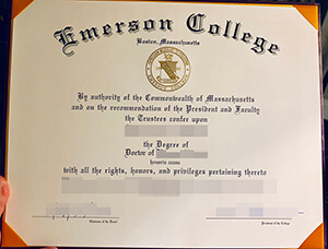 Can I buy a fake Emerson College degree in Boston?