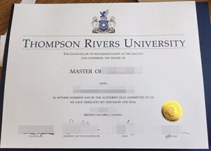 Thompson Rivers University fake diploma, buy fake T