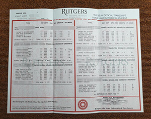 How to order fake RUTGERS transcript?