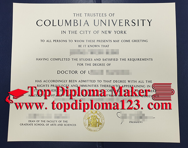 The fake Columbia University Doctor degree, How to 