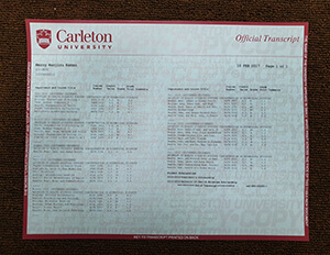 How To Get Fake Carleton University Transcript?