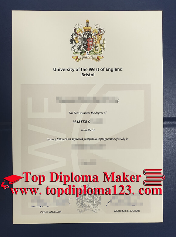 UWE Bristol diploma, fake diploma