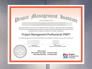 PMP fake certificate For Sale-the latest version