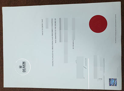 How to make a fake Deakin University diploma?