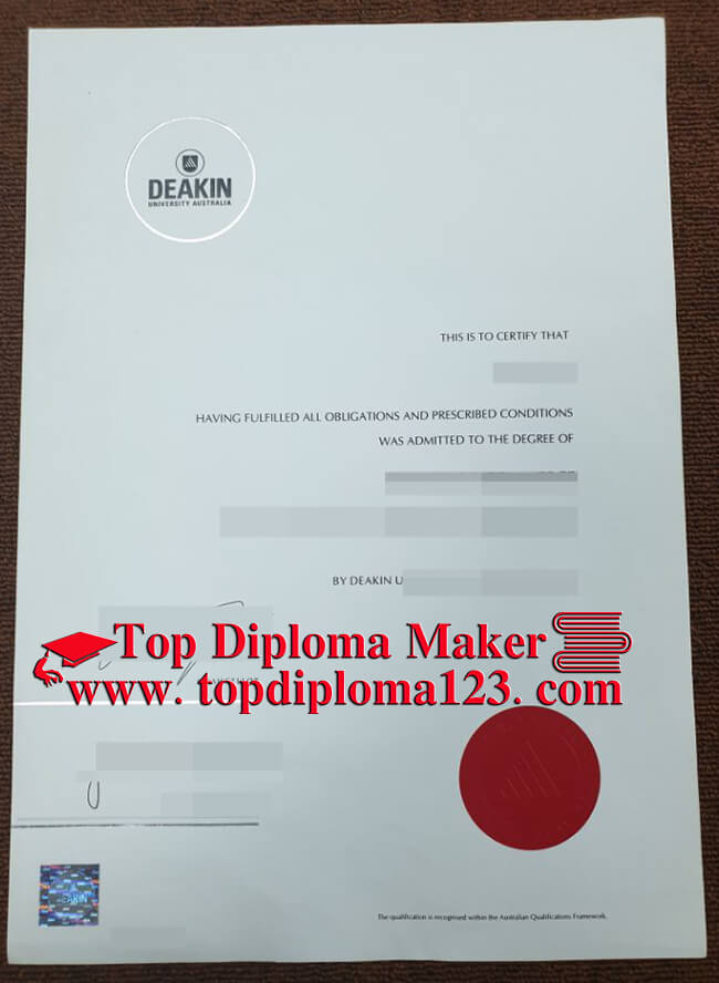  Deakin University diploma, buy fake diploma