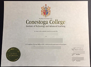 Buying a fake Conestoga College diploma, purchase a