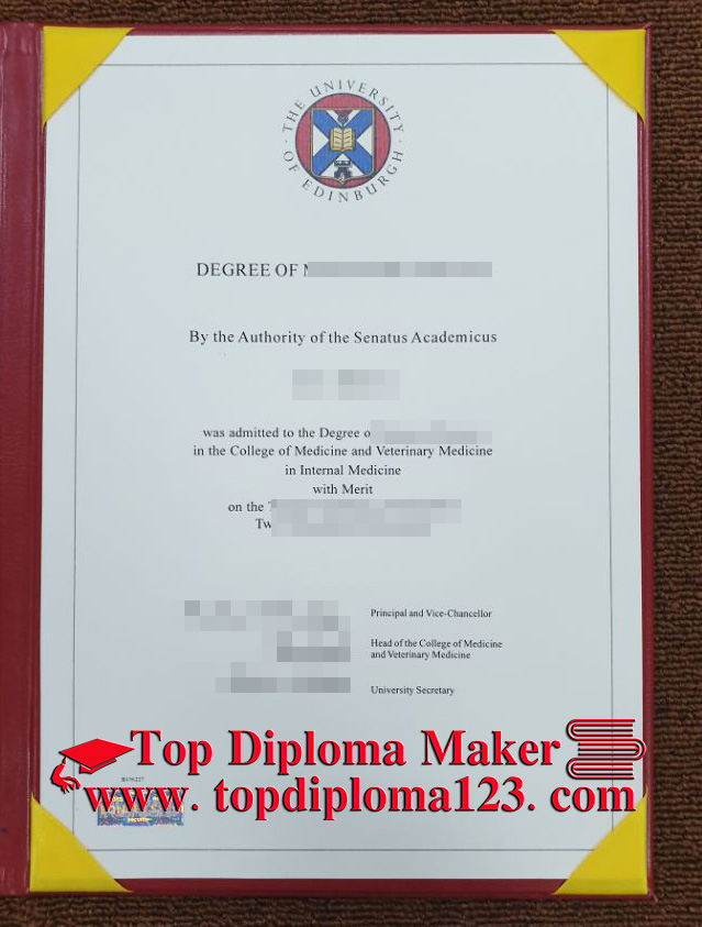  University of Edinburgh diploma sample