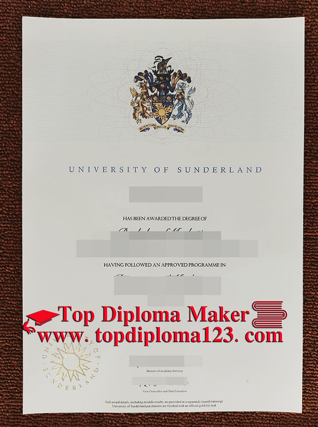  University of Sunderland diploma