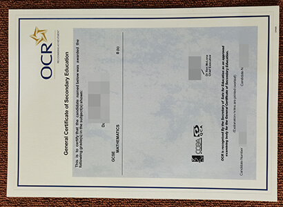 How can I get my OCR GCSE certificate from years ag
