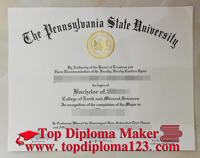  How to buy Pennsylvania State University diploma