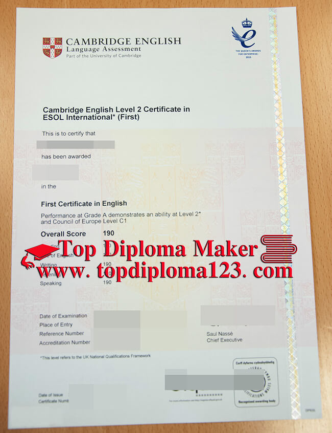  Cambridge English level 2 certificate 