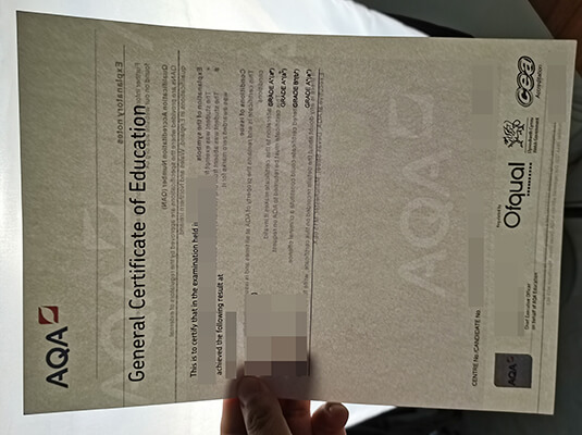 Quickly obtain AQA GCSE fake certificate, new versi