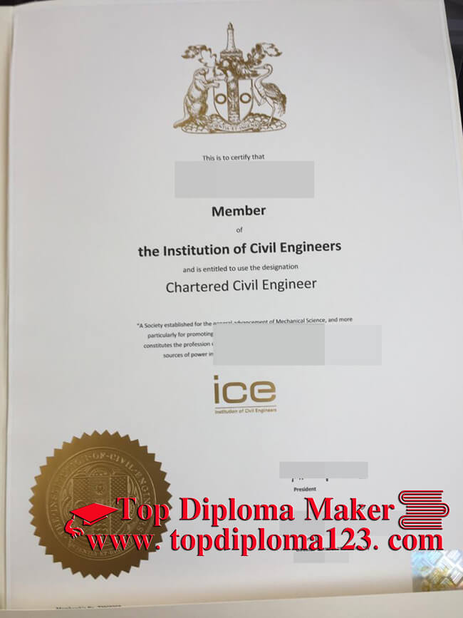 ICE certificate