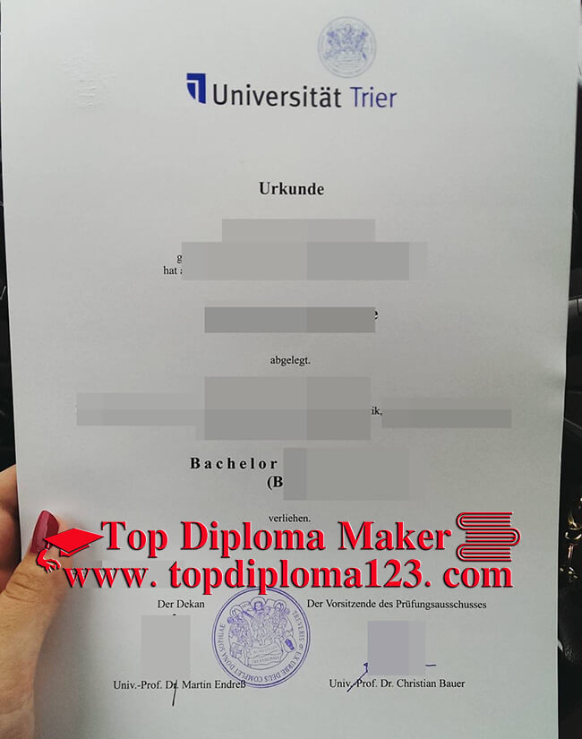 University of Trier diploma
