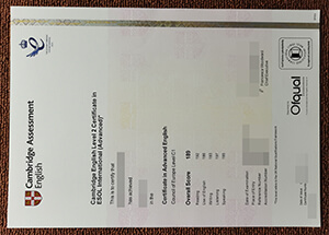 Obtain Fake Certificate of Proficiency in English, 