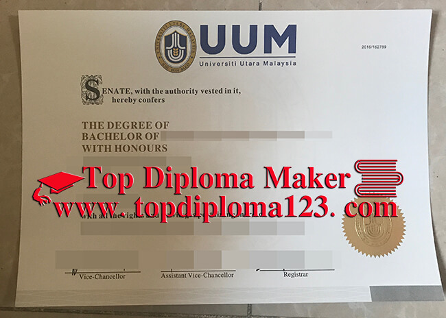Buy UUM diploma from Malaysia 