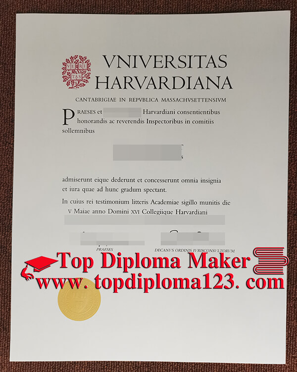 Harvard University degree