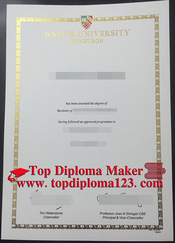 Edinburgh Napier University degree