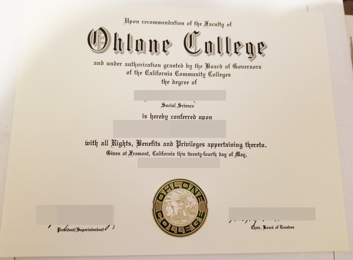 Buying a fake Ohlone College diploma, How to buy fa