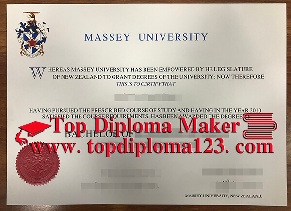  Massey University diploma