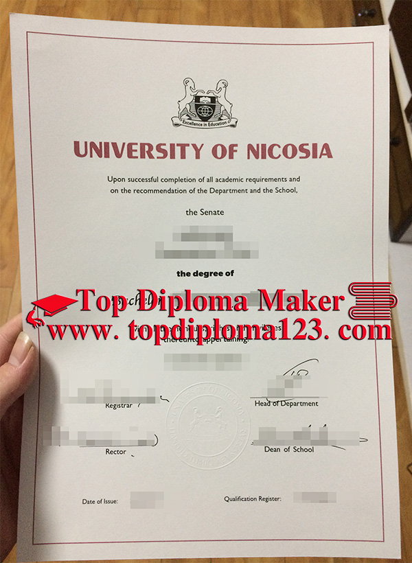  University of Nicosia diploma 