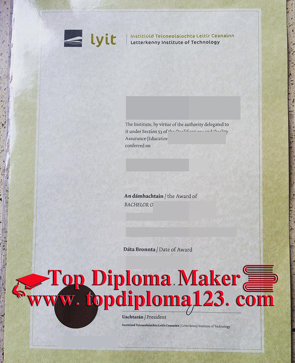 Letterkenny Institute of Technology diploma