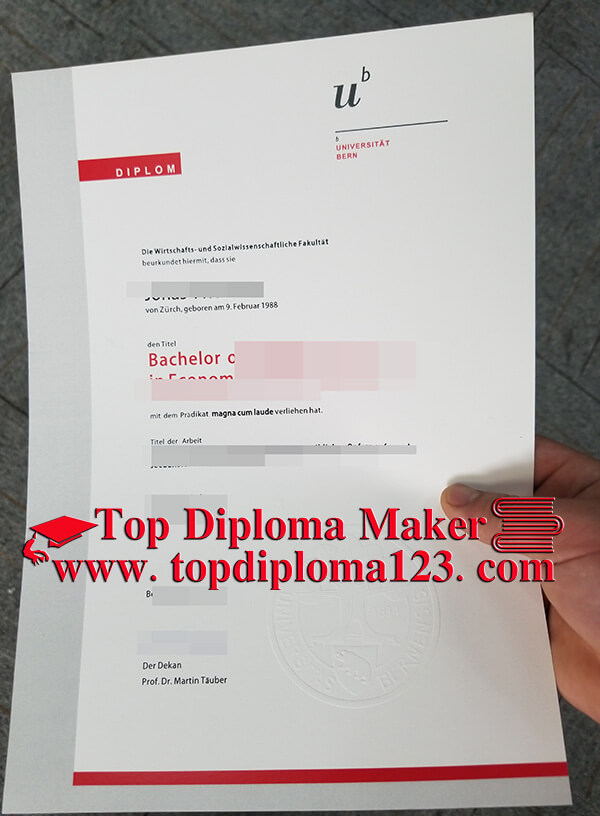 University of Bern diploma 