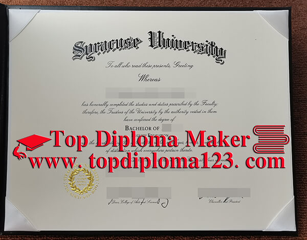 Syracuse University diploma