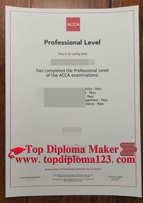 ACCA Professional Level  Certificate 