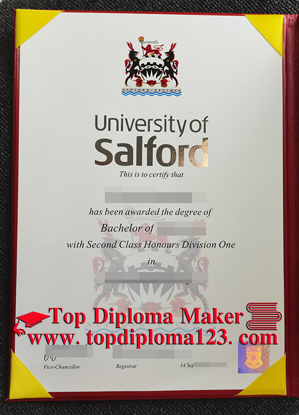 University of Salford diploma