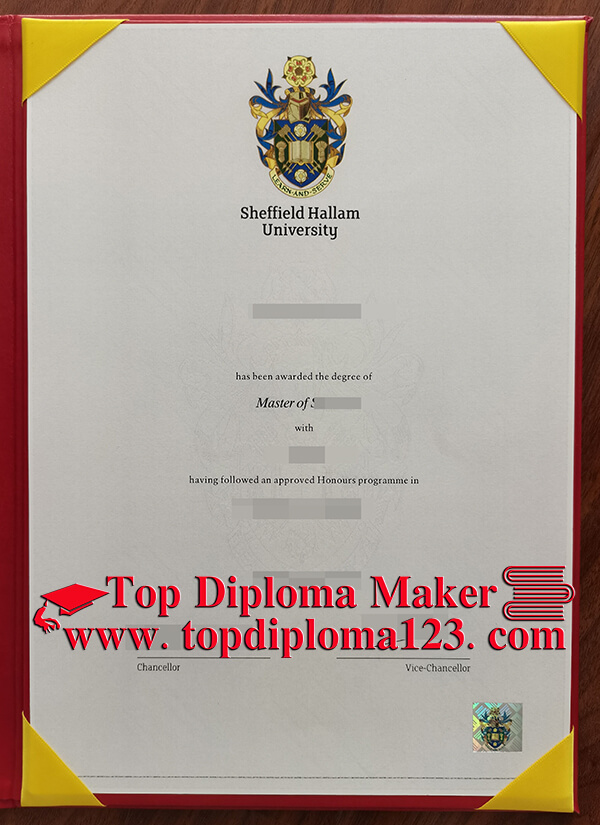  Sheffield Hallam University master diploma