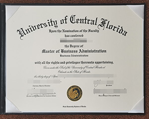 Fake University of Central Florida (UCF) degree sam