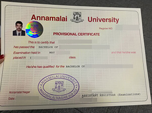 How to buy fake Annamalai University diploma from I