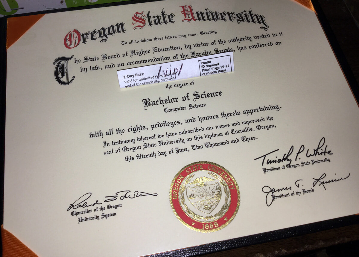 Finding The Best Fake Oregon State University Diplo