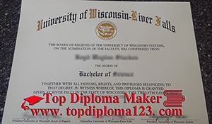 Fake University of Wisconsin–River Falls diploma,