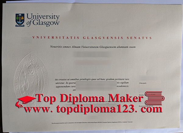 Buy fake University of Glasgow diploma, buy fake degree
