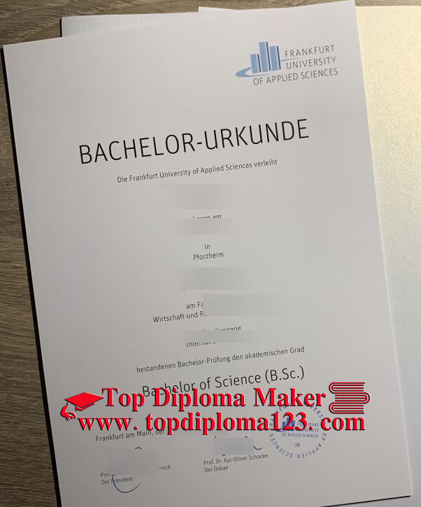  Frankfurt University of Applied Sciences diploma