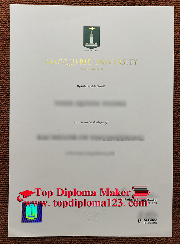  Macquarie University degree