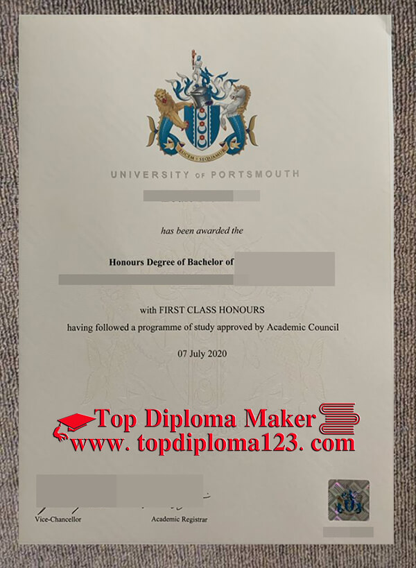 University of Portsmouth degree
