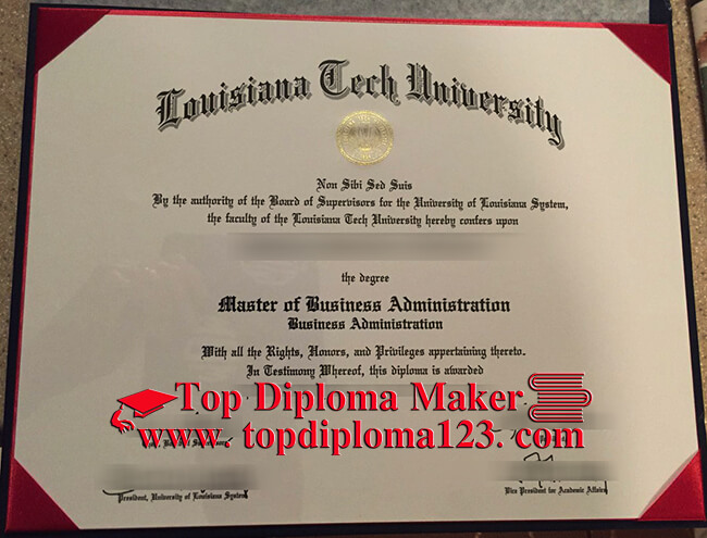 Louisiana Tech University diploma