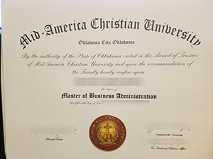 Fake Mid-America Christian University diploma order
